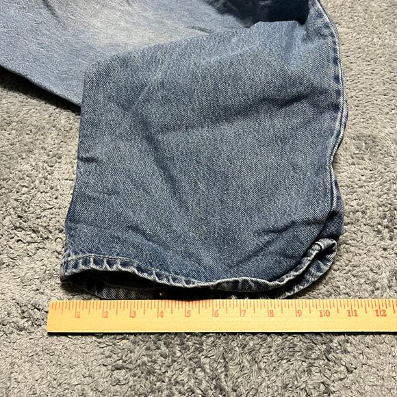 Vintage Levis L2 Jeans Men 36x34 Loose Baggy Fit Straight Leg 90s Skate Faded * - Picture 9 of 13